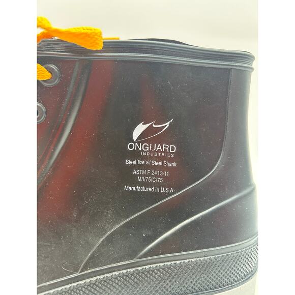 New Onguard Industries Steel Toe Work Boots 6in PVC Polyblend Size 10 NWT USA main image 10